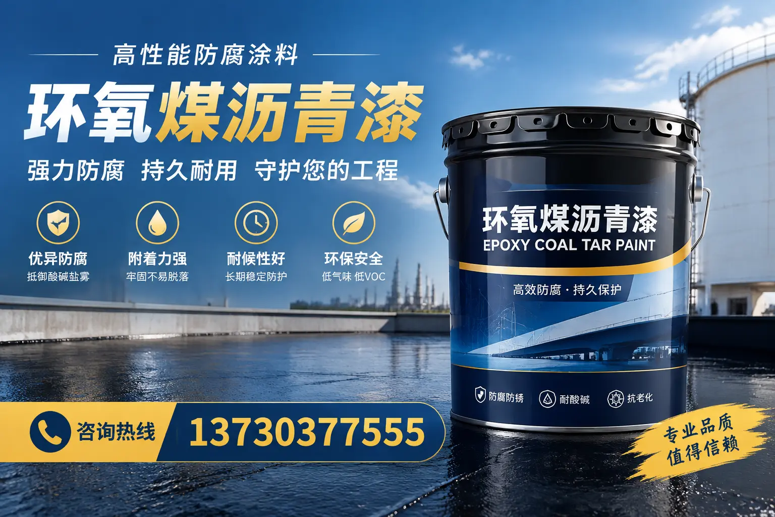 环氧煤沥青漆的耐久性分析,适合阿尔山的使用场景